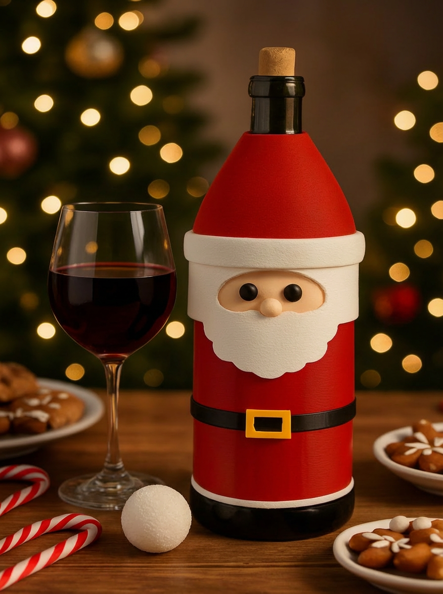 Porta-Vinho Natal Premium
