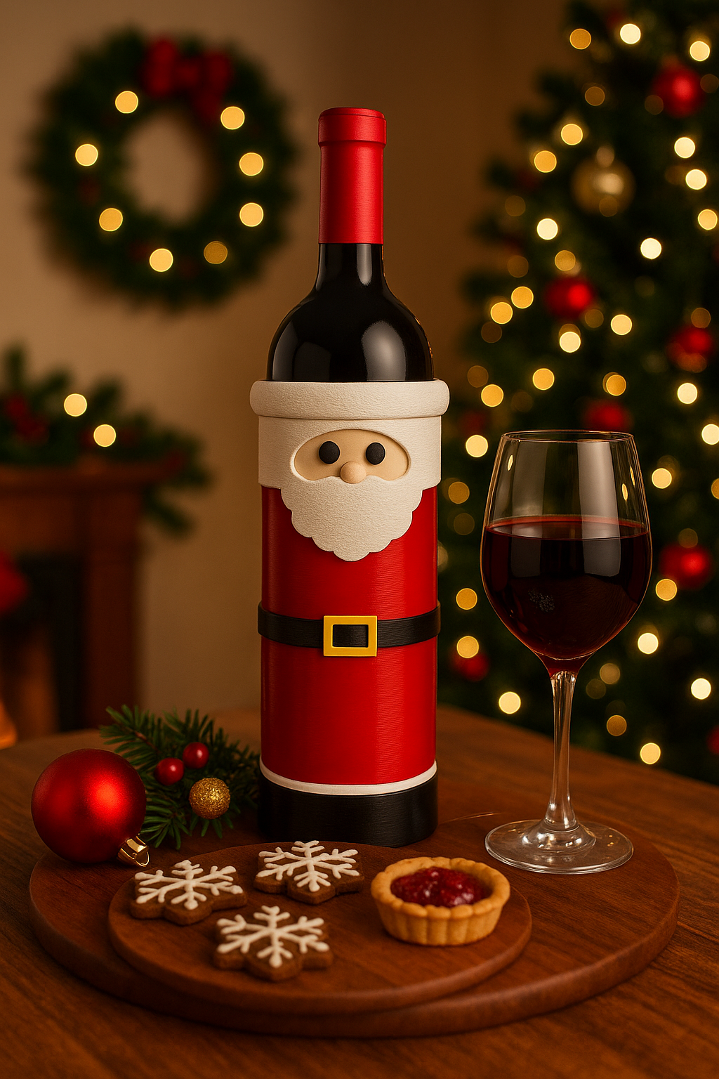 Porta-Vinho Natal Premium - Imagem 2
