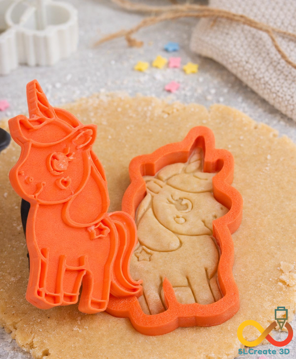 Unicórnio - Cortador de Biscoito + Carimbo - Imagem 4