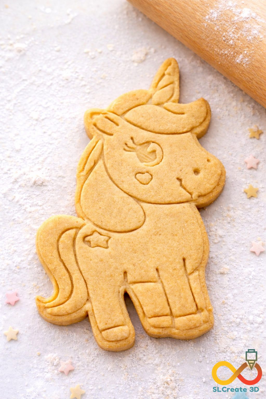 Unicórnio - Cortador de Biscoito + Carimbo - Imagem 5