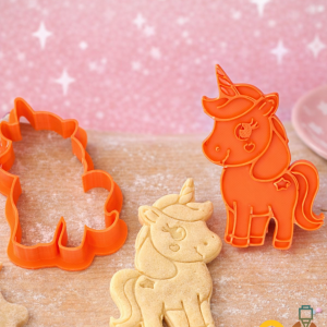 Unicórnio - Cortador de Biscoito + Carimbo