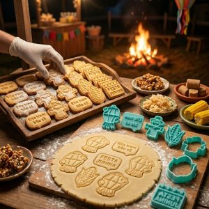Cortadores e Carimbos de Biscoito - Tema de Festa Junina