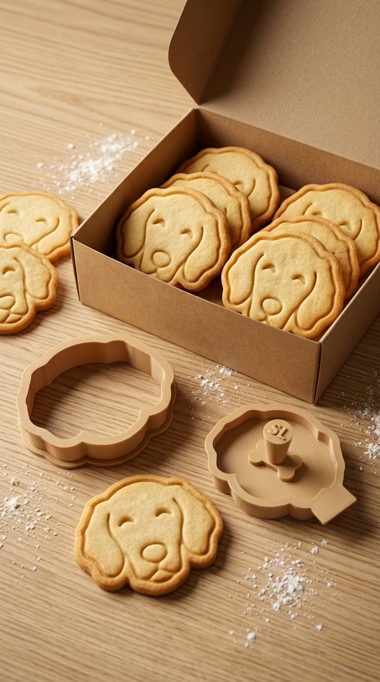 Conjunto Cortador + Carimbo de Biscoito - Pets - Golden - Imagem 3