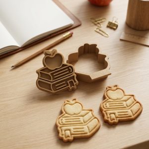 Conjunto Cortador + Carimbo de Biscoito - Dia dos Professores - Livros